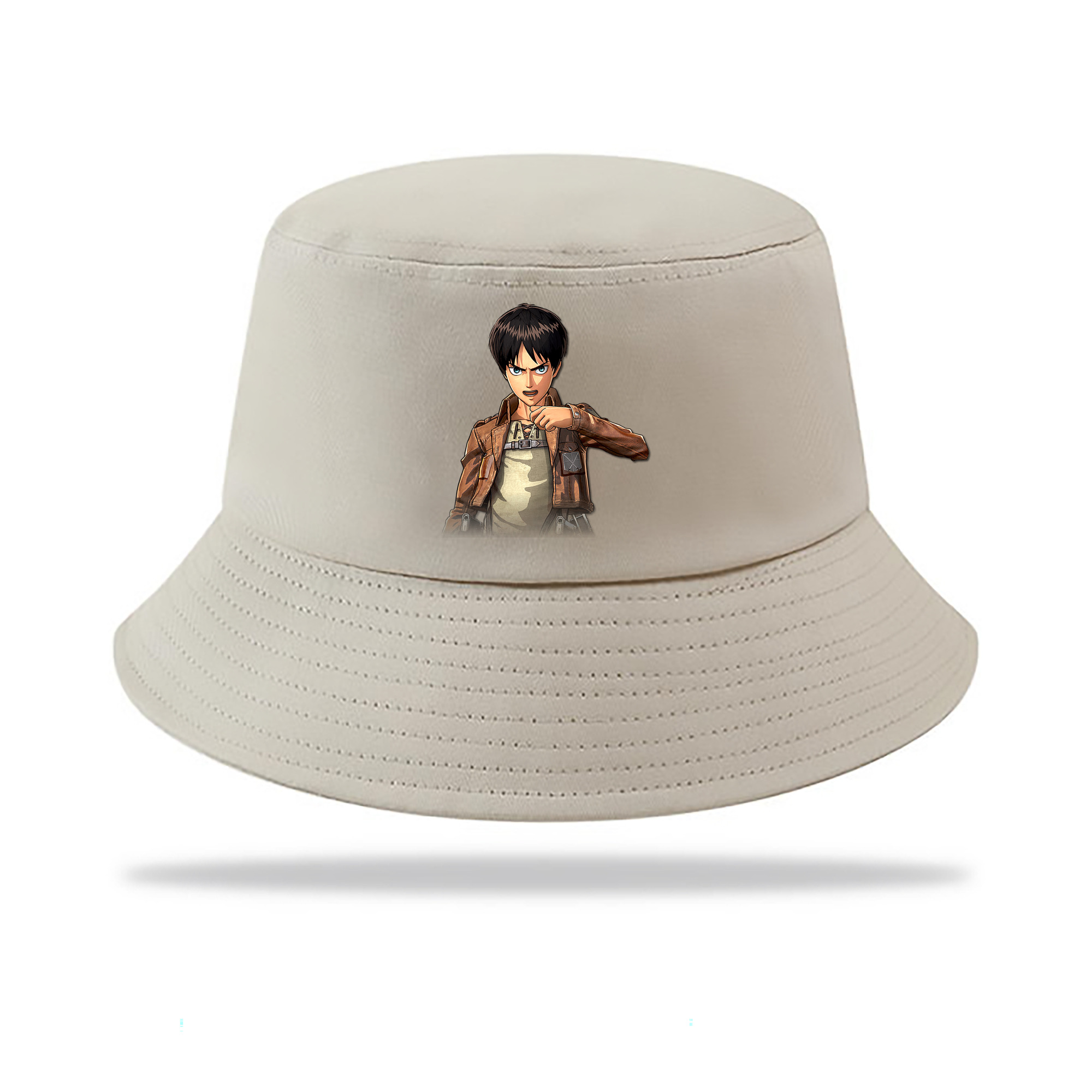 （画像用） 進撃の巨人 エレン･イェーガー Attack on Titan Eren Jäger アウトドア日除けバケットハット